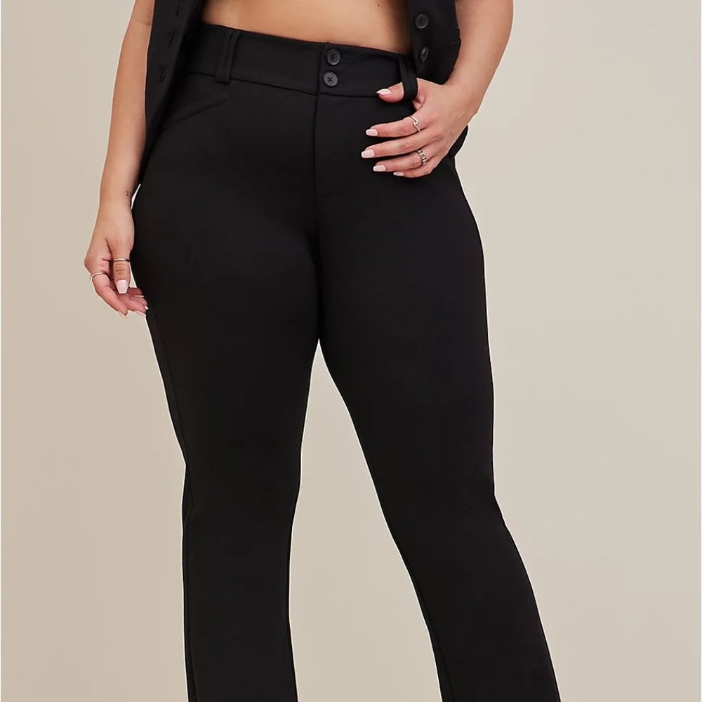 Torrid size 12T Black Slim Boot Trouser